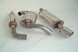 exhaust system FMS VW Corrado G60, VR6, 16V, 8V - size A / 63,5mm stainless steel
