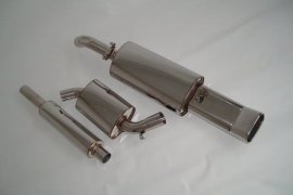 exhaust system FMS VW Golf 2 G60 - 76mm stainless steel