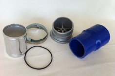 RS exhaust kit for VW G60 G-Supercharger - blue