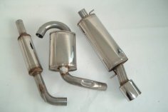 exhaust system FMS VW Corrado G60, VR6, 16V, 8V - size A / 63,5mm stainless steel