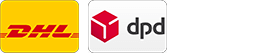 DHL DPD shipping methods as a small icon